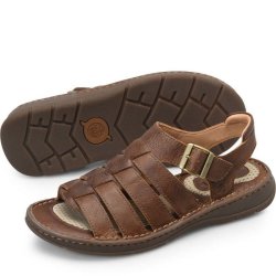 Born Shoes Canada | Men's Wichita Sandals - Tan Cymbal (Brown)