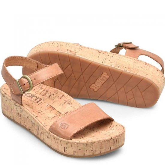 Born Shoes Canada | Women's Sari Sandals - Cuoio Brown (Brown) - Click Image to Close