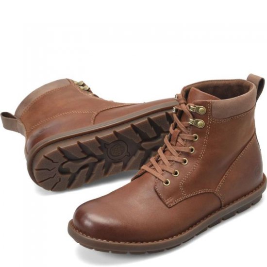 Born Shoes Canada | Men's Sean Boots - Sorrel Brown (Brown) - Click Image to Close