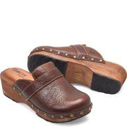 Born Shoes Canada | Women's Topaz Clogs - Cinnamon Stick (Brown)