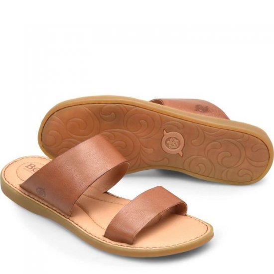 Born Shoes Canada | Women's Inslo Sandals - Cuoio Brown (Brown) - Click Image to Close