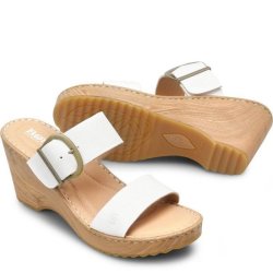 Born Shoes Canada | Women's Emily Sandals - White Bianco (White)