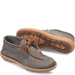 Born Shoes Canada | Women's Nuala Boots - Grey Nubuck (Grey)